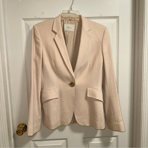 Brioni Italian 100% Cashmere Vintage Women Blazer Jacket / Cream - IT 42R US 6